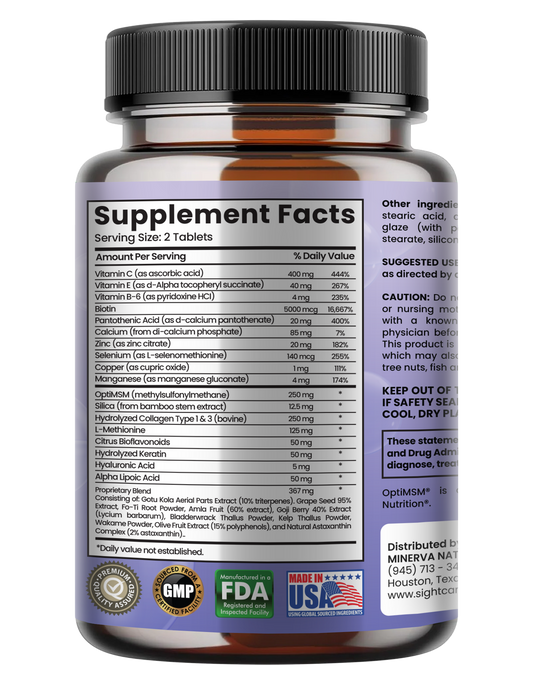 Minerva Nature Hair, Skin & Nails