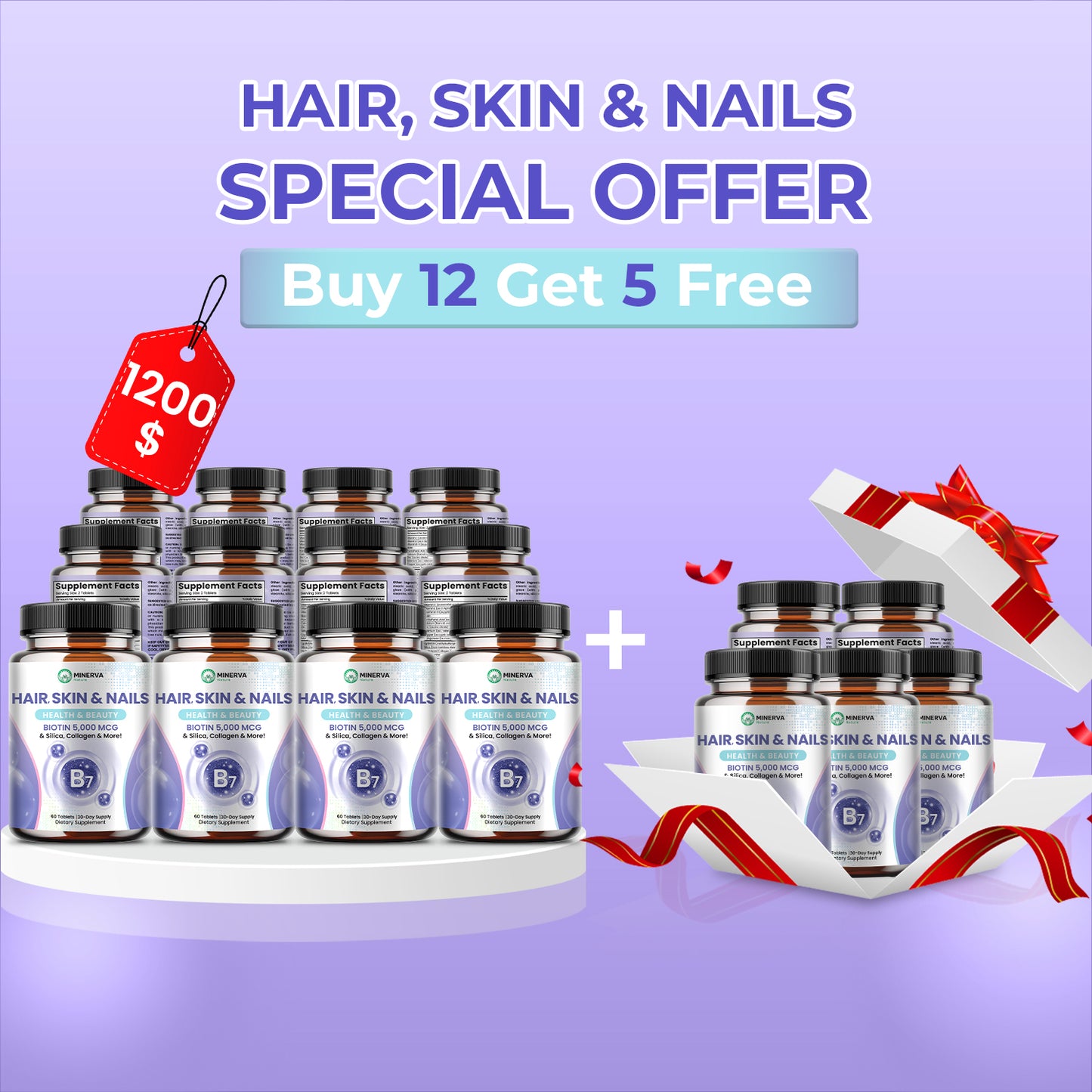 Minerva Nature Hair, Skin & Nails